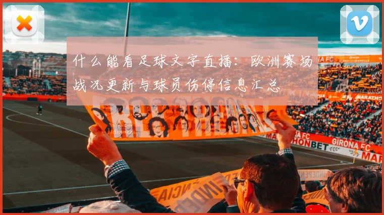 什么能看足球文字直播：欧洲赛场战况更新与球员伤停信息汇总